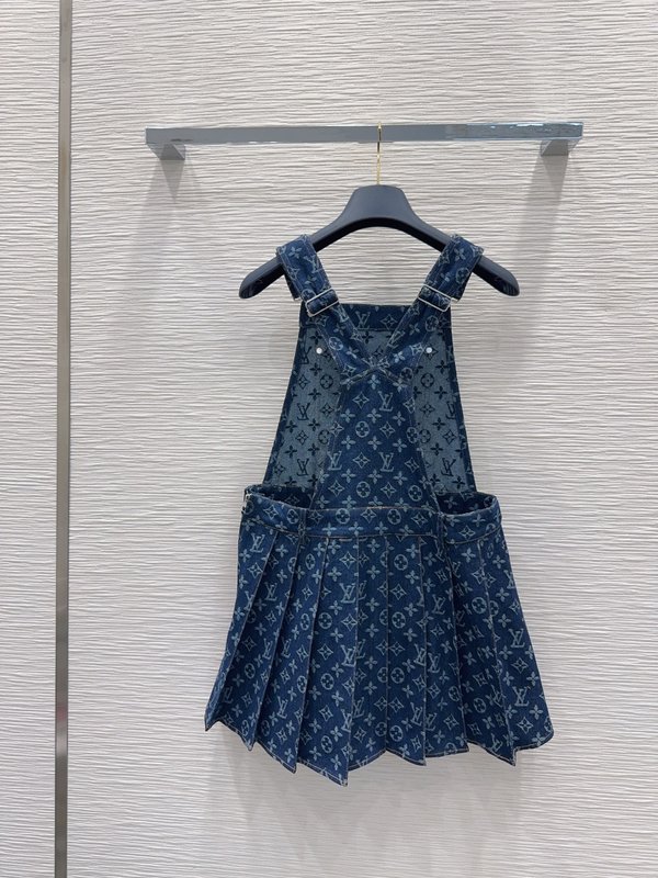 루이비통 데님 오버롤 원피스 001-233640