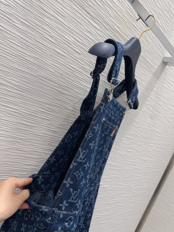루이비통 데님 오버롤 원피스 001-233640