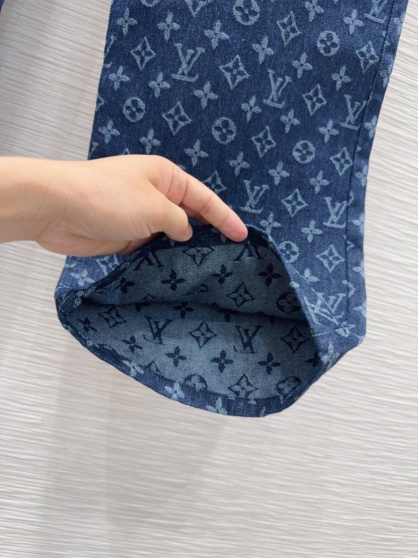 루이비통 데님 롱 팬츠 001-233651