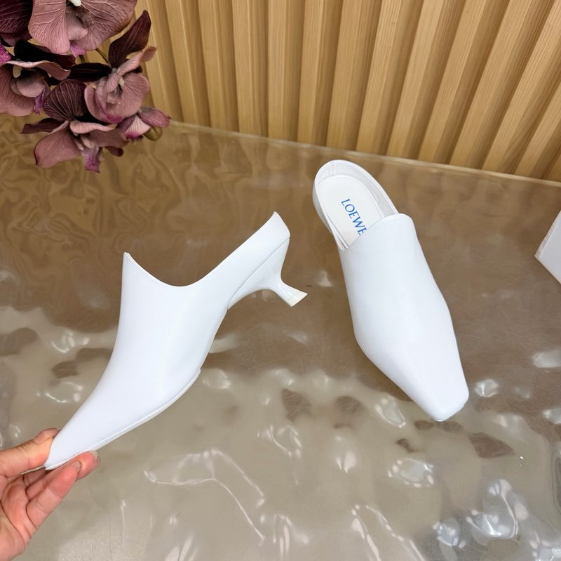 로에베 뉴발 뮬 힐 슬리퍼 001-233696