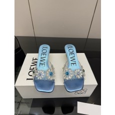 로에베 여름 한정 필름 단추 슬리퍼 001-233720