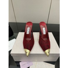 지미추 레이스 메탈 토 하이힐 샌들 001-233754