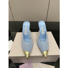 지미추 레이스 메탈 토 하이힐 샌들 001-233770