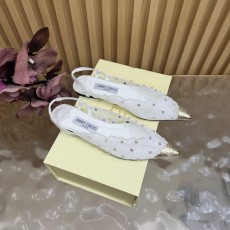 지미추 레이스 스팽글 뾰족코 플랫슈즈 001-233774
