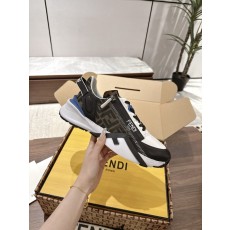 펜디 커플 레트로 캐주얼 스니커즈 001-233800