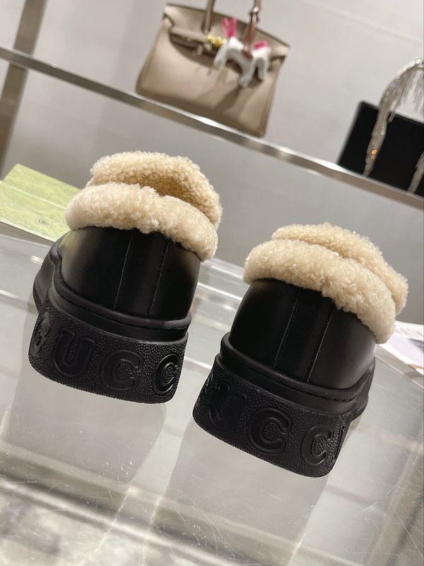 구찌 울 블렌드 말衔扣 로퍼 스노우 부츠 001-233889