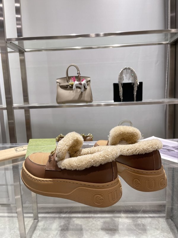 구찌 울 블렌드 말비트 로퍼 스노우 부츠 001-233894