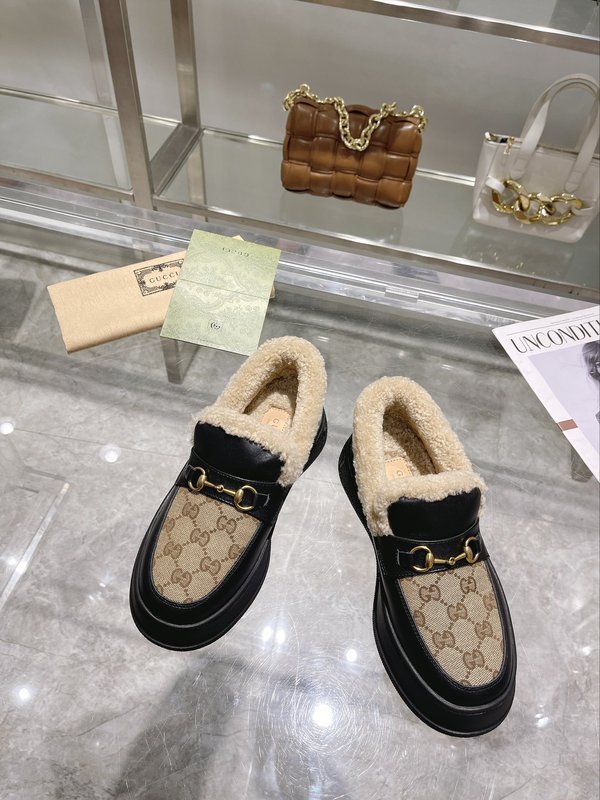 구찌 울 블렌드 말비트 로퍼 스노우 부츠 001-233898