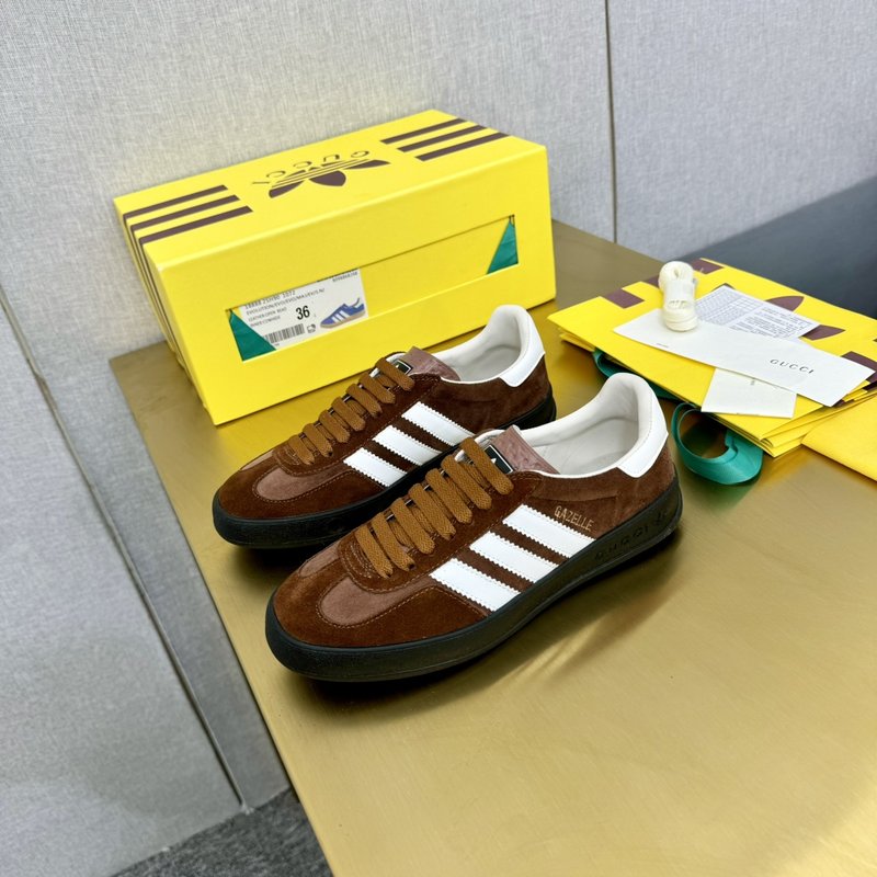 구찌 협업 아디다스 오리지널스 가젤 레트로 스니커즈 001-233927