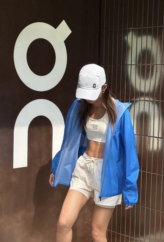 로에베 콜라보 한정판 가짜 투피스 요가 반바지 001-234024