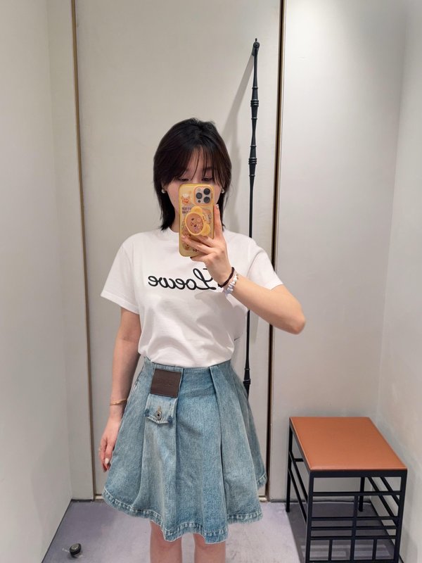 심플 로고 라인 반팔 티셔츠 001-234072