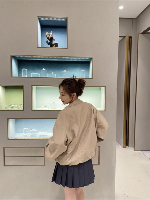 로에베 스플라이스 카키 자켓 001-234075