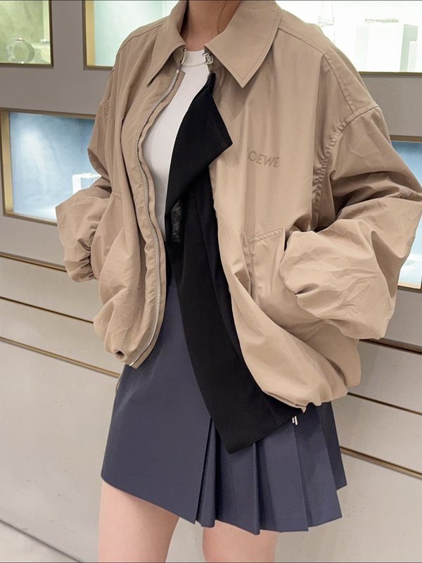 로에베 스플라이스 카키 자켓 001-234075