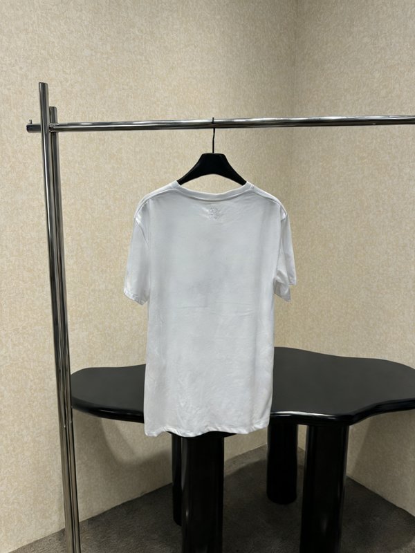 로에웨 주름 코튼 블렌드 루즈핏 티셔츠 001-234085