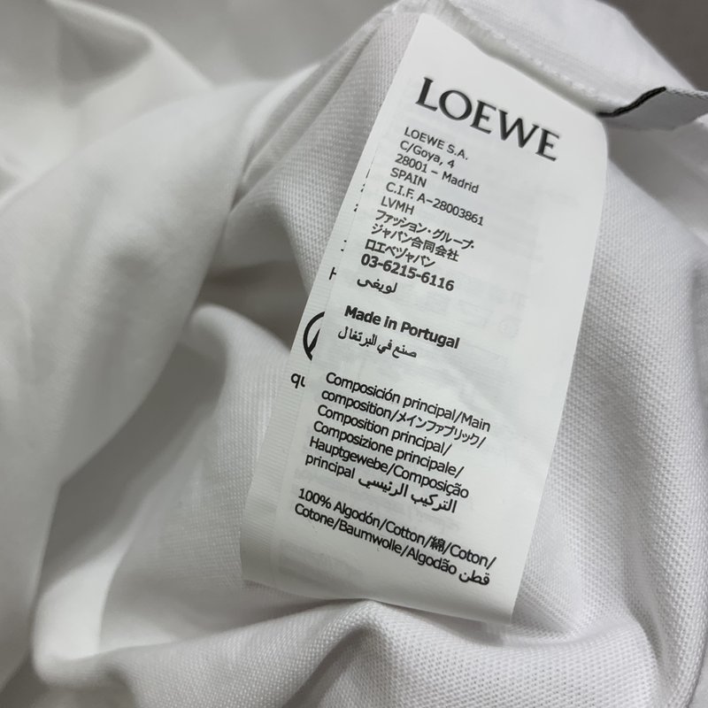 Loew 레터 포켓 반팔 티셔츠 001-234088