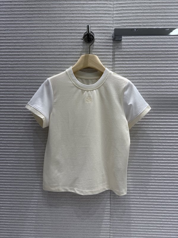 로에베 스플라이스 슬리브 숄더 티셔츠 001-234105