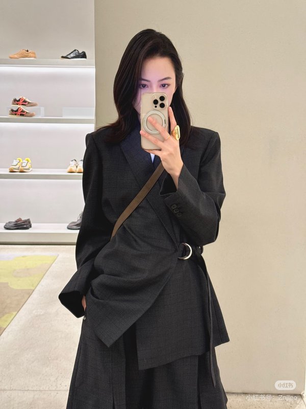 로에베 뉴 블랙 자켓 정장 바지 세트 001-234206