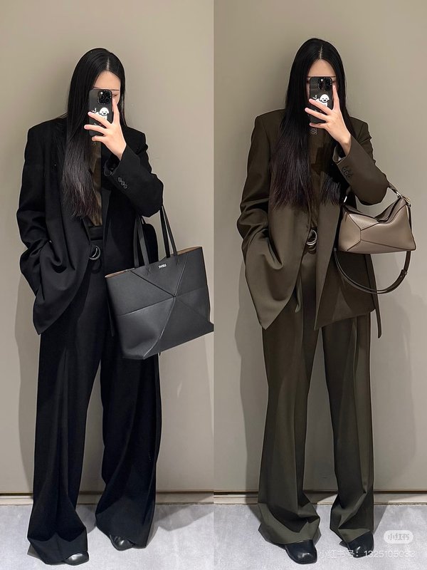 로에베 뉴 블랙 자켓 정장 바지 세트 001-234206