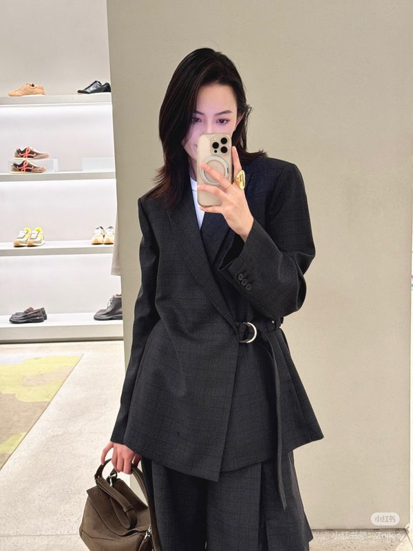 로에베 뉴 블랙 자켓 정장 바지 세트 001-234206