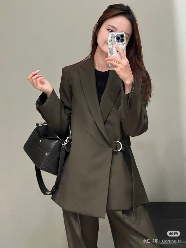 로에베 뉴티드 자켓 바지 세트 001-234248