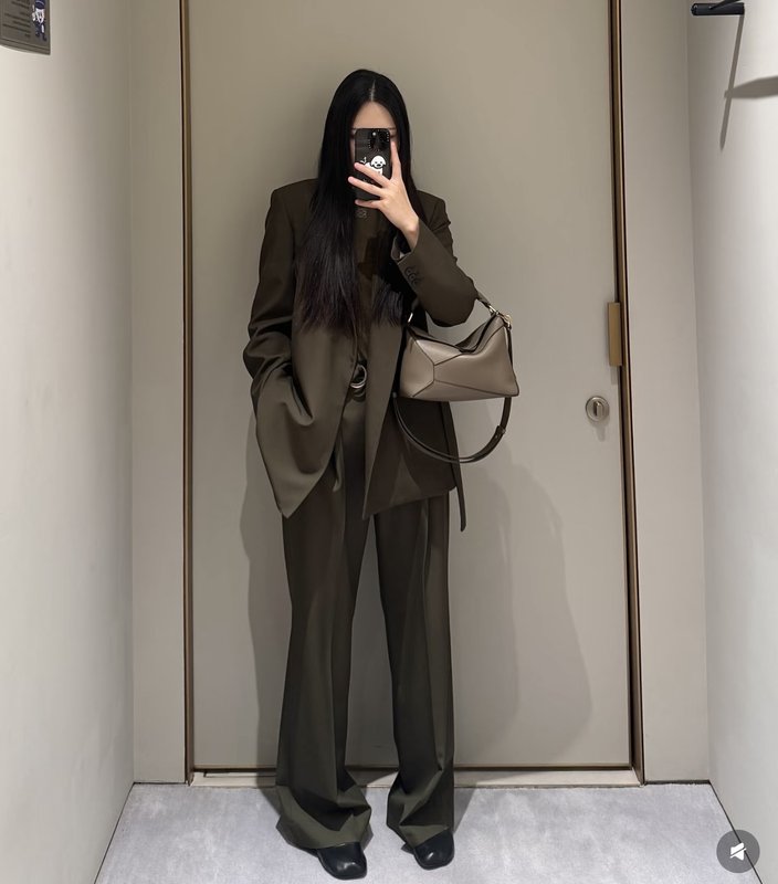 로에베 뉴티드 자켓 바지 세트 001-234248