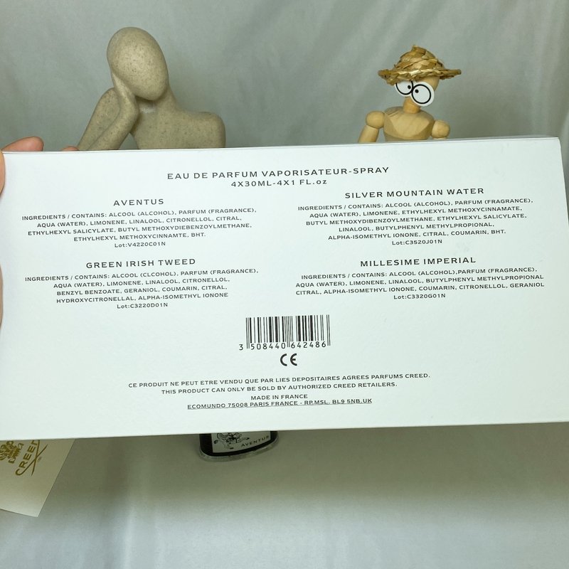 크리드 퍼퓸 샘플 4 종 세트 박스 001-234503
