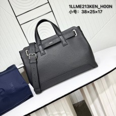 디올 노르망드 스몰 블랙 가죽 핸드백 001-234955