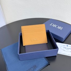 디올 CD 로고 그레인드 가죽 카드지갑 001-234976