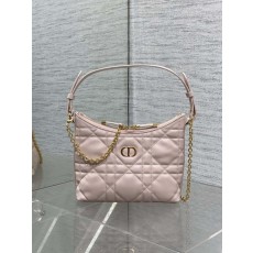 디올 미스 디올 핑크 퀼팅 램스킨 숄더백 001-234995