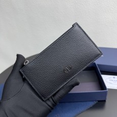 디올 그라비티 프린트 가죽 지퍼 카드홀더 001-234999