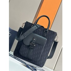 디올 남성 새들백 오블리크 캔버스 레더 001-235086