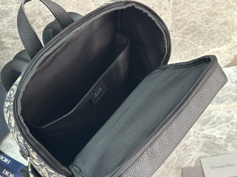 디올 남성 오블리크 프린트 지퍼 백팩 001-235126