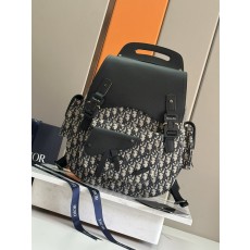 디올 갈롭 백팩 베이지 블랙 프린트 001-235137