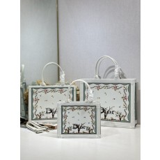 디올 클래식 화이트 커피트리 쇼핑백 001-235177