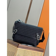 디올 젯 플랩 메신저백 블랙 프린트 001-235225