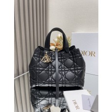디올 블랙 미디엄 토트백 001-235250