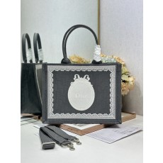 디올 북토트 숄더백 미디엄 딥그레이 001-235258