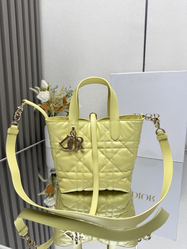 디올 글레이셔 블루 세로형 핸드백 001-235448