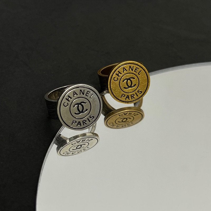 샤넬 빈티지 알파벳 링 001-235515