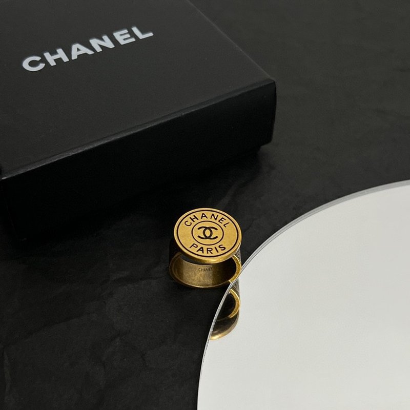 샤넬 빈티지 알파벳 링 001-235515