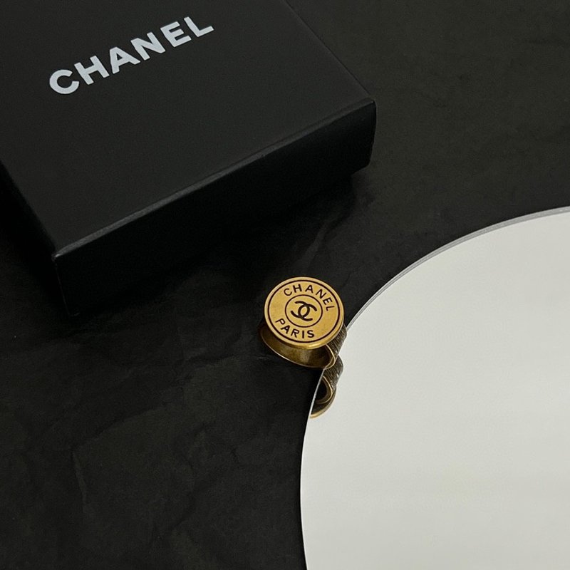 샤넬 빈티지 알파벳 링 001-235515