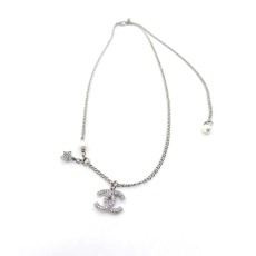 샤넬 스타일 CC 별 목걸이 001-235655