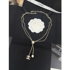 샤넬풍 별모양 풀다이아 심플 골드 목걸이 001-235661