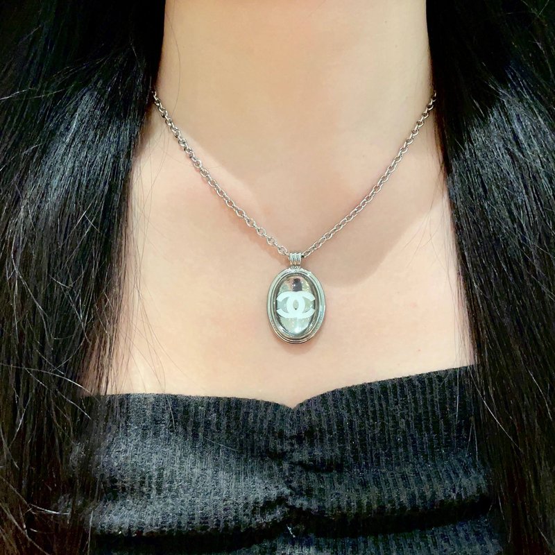 샤넬 빈티지 알파벳 목걸이 001-235669