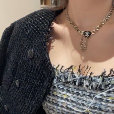 샤넬풍 하트 꽃 목걸이 001-235719