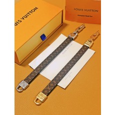 쿠반 체인 모노그램 실버 팔찌 001-235793