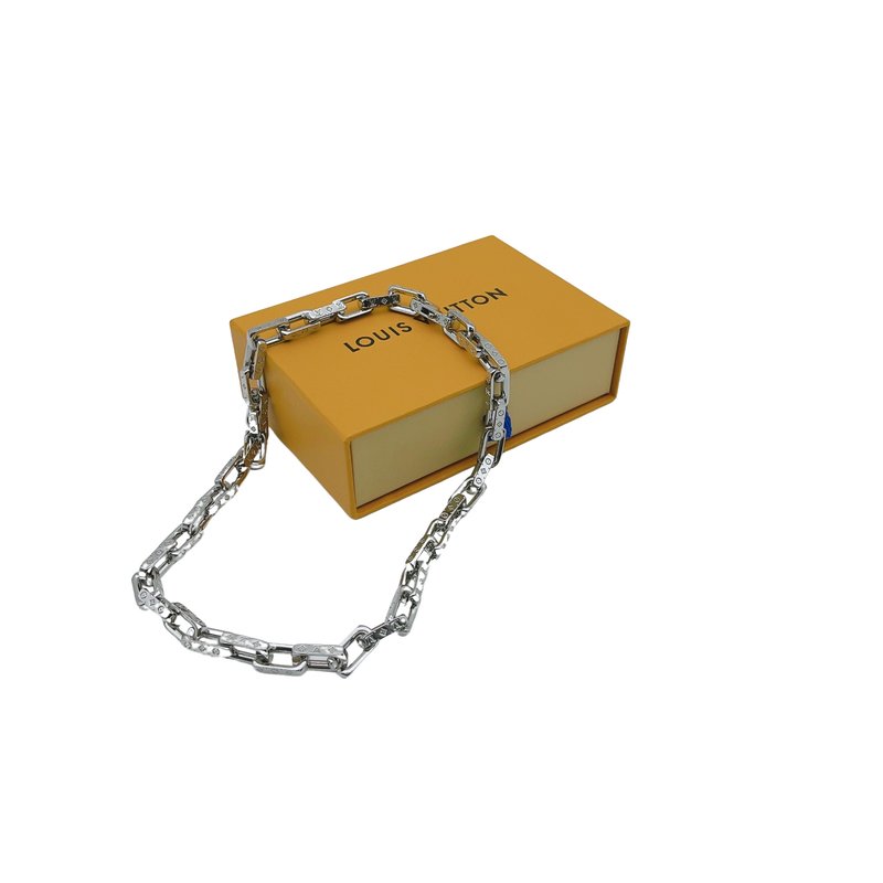 루이비통 모노그램 실버 목걸이 001-235827