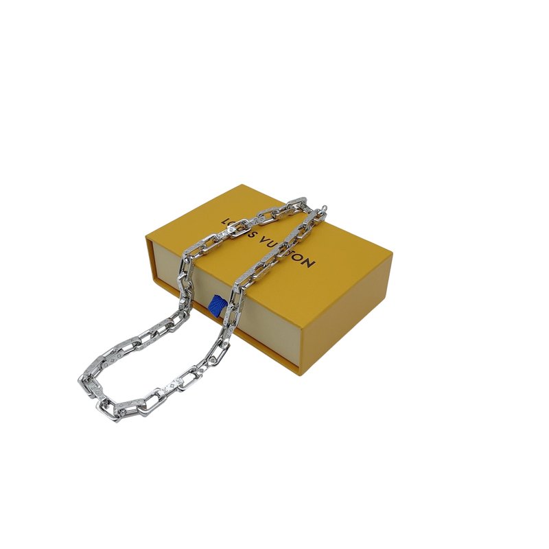 루이비통 모노그램 실버 목걸이 001-235827