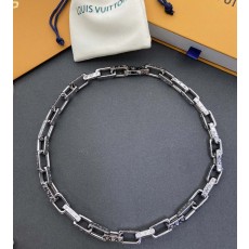 루이비통 모노그램 실버 목걸이 001-235856