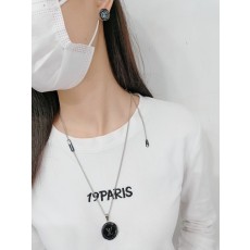 루이 비통 에나멜 배지 목걸이 귀걸이 세트 001-235868
